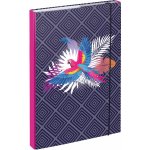 Baagl A4 Papoušek A-8482 fialová – Zboží Mobilmania