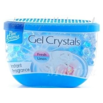 Pan Aroma gel Crystals Fresh Linen gelový osvěžovač vzduchu 150 g