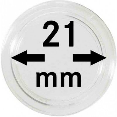 Lindner Kapsle na mince 21 mm – Zboží Dáma