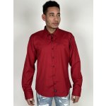Rawlucci pánská košile s dlouhým rukávem červená – Zboží Mobilmania