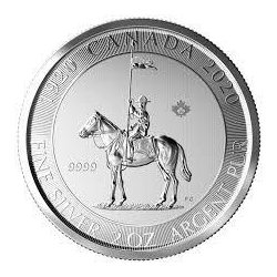 Royal Canadian Mint Kanada Mounted Police v roce 2 oz