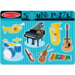 Melissa & Doug puzzle s úchyty a zvukem hudební nástroje – Sleviste.cz