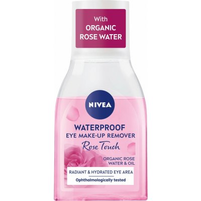 Nivea Rose Touch dvoufázový odličovač očí a make-upu 100 ml – Hledejceny.cz