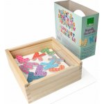 Vilac Dřevěné magnetky velká abeceda 56 ks – Zboží Dáma