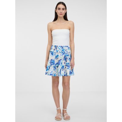 Orsay dámská květovaná sukně modrá – Sleviste.cz
