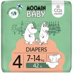 Moomin Baby 4 Maxi 7–14 kg 42 ks – Zboží Dáma