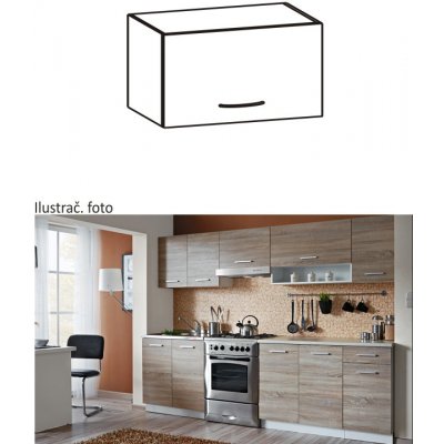 Kondela Kuchyňská skříňka CYRA NEW GO-50 50 cm x 40 cm x 30 cm – Zboží Mobilmania