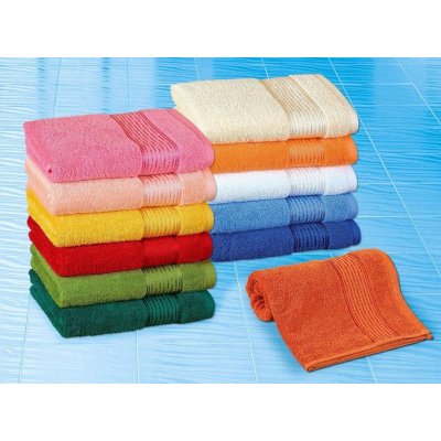 Brotex Froté osuška proužek 450g světle žlutá 70 x 140 cm – Sleviste.cz