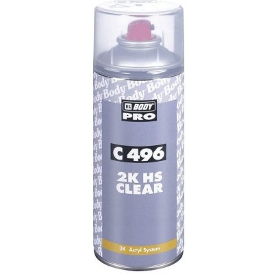 Akrylátový bezbarvý lak BODY C496 LESK - 400 ml | Zboží Auto