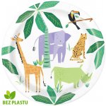 Unique EKO Talířky papírové Safari 24cm – Zboží Dáma