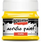 Pentart Akrylová barva matná 50 ml ŽLUTÁ – Zboží Dáma
