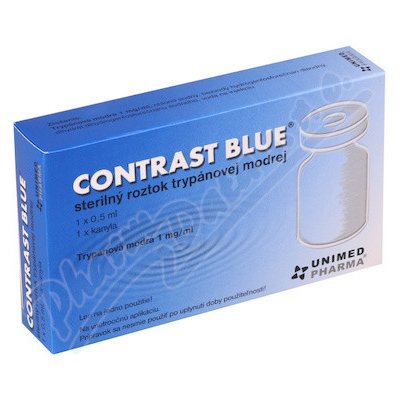 Unimed Pharma Contrast Blue 1 x 0,5 ml + 1 x kanyla – Hledejceny.cz