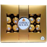 Ferrero Rocher čokoládové pralinky s lískovým oříškem 20 ks 250 g – Zbozi.Blesk.cz