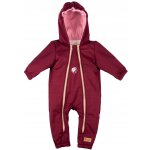 Monkey Mum® Dětská zimní softshellová kombinéza s beránkem Vínová karkulka – Sleviste.cz