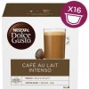 Kávové kapsle Nescafé Kapsle Dolce Gusto Cafe au Lait Intenso 16 kusů