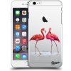 Pouzdro a kryt na mobilní telefon Apple Pouzdro Picasee silikonové Apple iPhone 6 Plus/6S Plus - Flamingos couple čiré
