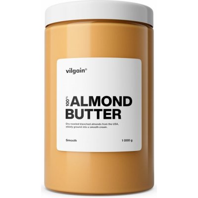 Vilgain Mandlové máslo blanšírované jemné mandle 1 kg – Zboží Dáma