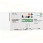 Jadon oil caps CBD kapsle s konopným olejem s 15 mg CBD a vitaminem B12 90 kapslí – Zboží Mobilmania