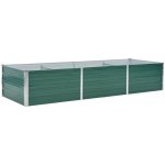 VidaXL Vyvýšený záhon pozinkovaná ocel 240 x 80 x 45 cm zelený – Zbozi.Blesk.cz