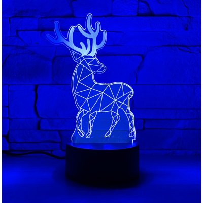 3D LED noční lampa 4545623 – Zboží Mobilmania