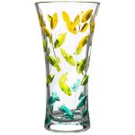 Skleněná váza Bohemia Prestige Laurus Summer 30 cm – Zboží Dáma