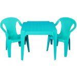 IPAE Sada 2 židličky a stoleček Progarden zelená – Zboží Dáma