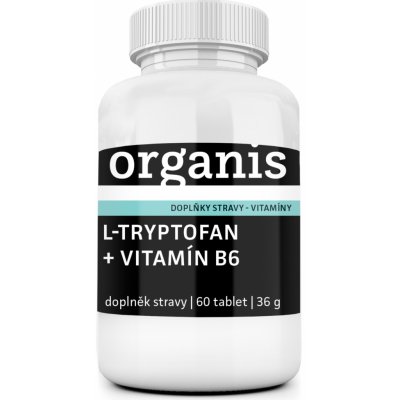 Organis L-tryptofan 60 tablet 200 mg 2,5 mg + vit B6