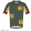 Cyklistický dres Dotout Dots žltá/sivá