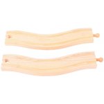 Bigjigs Rail Obloukové koleje 22cm 2ks – Zboží Dáma