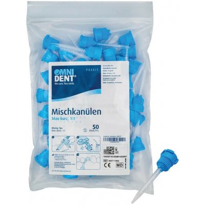 OMNIDENT Omni Míchací Kanyly 1:1 Modré Krátké 50 ks – Hledejceny.cz
