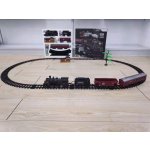 Mamido Vláčkodráha s kouřící lokomotivou světlem a hudbou – Zboží Dáma