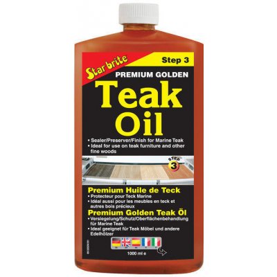 Star Brite Premium Golden Teak Oil 3785 ml – HobbyKompas.cz