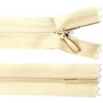 Spirálový zip no.3 skrytý nerozepínací 35cm - více barev color: 691 béžová světlá – Hledejceny.cz