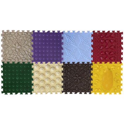 OrtoNature Masážní ortopedické podložky set 8 ks Cesta ježka – Zboží Dáma