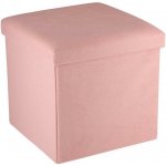 Articasa Taburet s úložným prostorem růžová – Hledejceny.cz