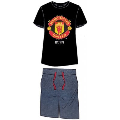 Manchester United poánské pyžamo krátké černé od 399 Kč - Heureka.cz