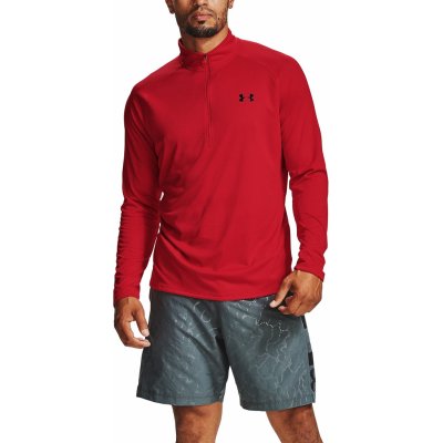 Under Armour Tech 2.0 LS Red/Black – Zboží Mobilmania