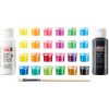 Akrylová a olejová barva Marabu Creabox Sada akrylových barev Mini, 27dílná (neonová)