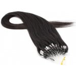 40cm vlasy pro metodu easy loop/micro ring 0,5g/pramen přírodní černá – Zboží Dáma