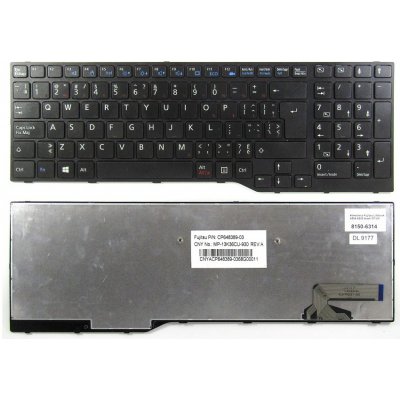 klávesnice Fujitsu Lifebook A514 A544 A554 A555 AH544 AH555 AH564 černá FR/UK – Zboží Mobilmania
