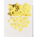 Konfety zlatá srdíčka 14 g Amscan – Zboží Dáma