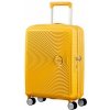 Cestovní kufr American Tourister Soundbox spinner 55 exp 32G-06001 Golden Yellow 35 l