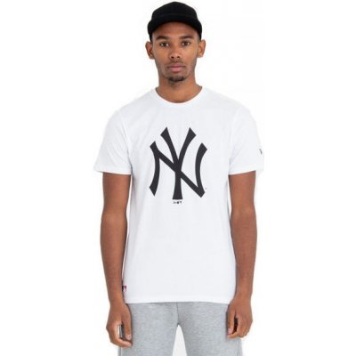 New Era MLB TEAM LOGO TEE NEW YORK YANKEES Bílá Černá