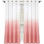 BytoTex Hotové voálové záclony Nani růžová 2 x 145 x 250 cm – Hledejceny.cz