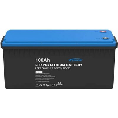 EPEVER LiFePO4 25,6V 100Ah 2560Wh Bluetooth M8 IP65 LFP2.56KWH25.6V-P65L2EV50 – Sleviste.cz