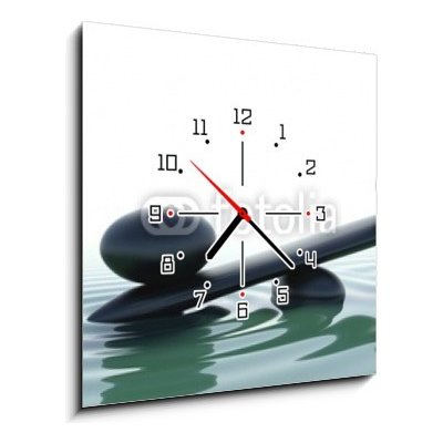 Obraz s hodinami 1D - 50 x 50 cm - Frontal zen balace Přední zenový palác – Zboží Mobilmania