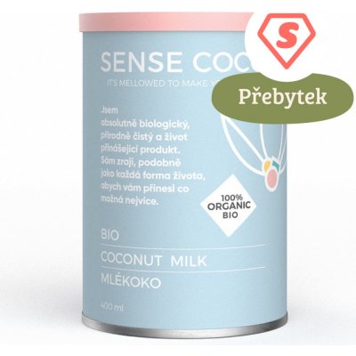 Sense Coco Bio kokosové mlékoko 400ml – Hledejceny.cz