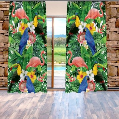 IMPAR Závěsy Tropical (Rozměr : 140x250, Materiál: Blackout) – Hledejceny.cz
