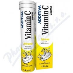 Additiva Vitamin C Zitrone 20 šumivých tablet