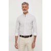 Pánská Košile Tommy Hilfiger bavlněná košile slim s límečkem button-down MW0MW33778 béžová
